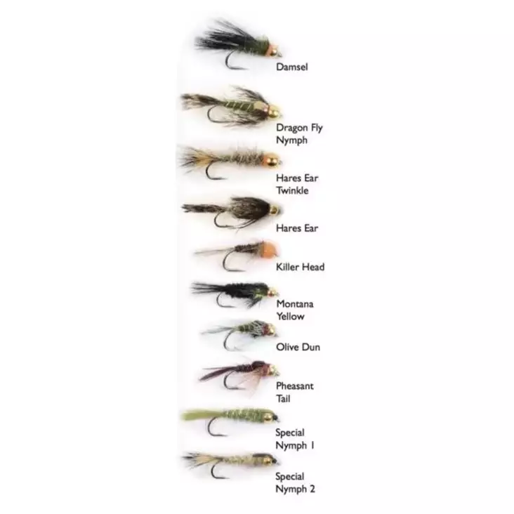 Wiggler Goldheads sortiment av nymf flugor - Flugfiske tillbehör - 7340010306413 - 1