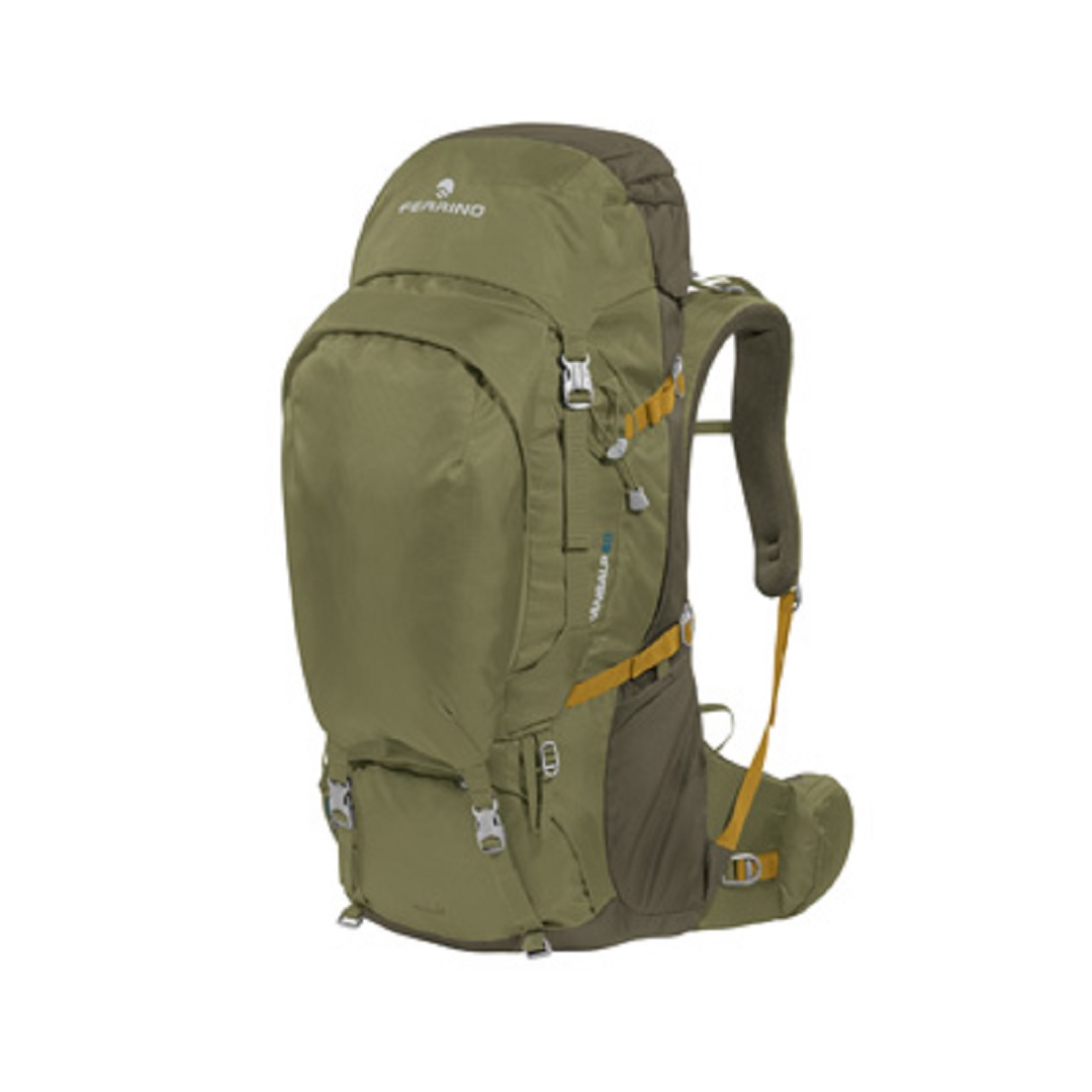 Ferrino Transalp, olivgrön ryggsäck Green Trail Oy webbutik
