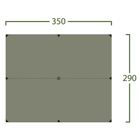 Helsport Bitihorn Tarp 3,5x2,9m presenning - Tält och vindskydd - 7029981044264 - 2