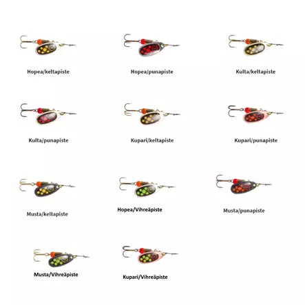 Mepps Comet Black Fury - Fiskedrag - 3950001265564 - 1