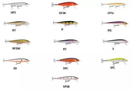 Rapala Wobbler Original Flytande 5 cm - Wobblers - 022677199504 - 5