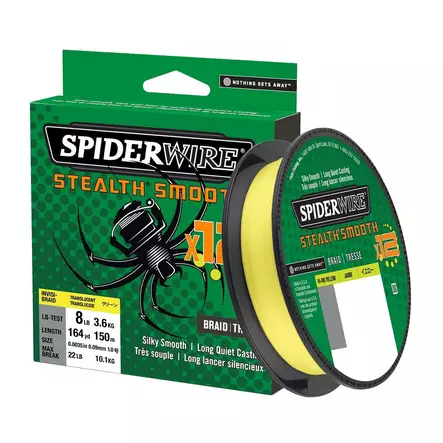 Spiderwire Stealth Smooth 12 -flätlina - Spunna linor - 3950001266714 - 1