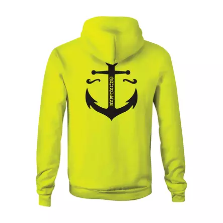 Grundéns Displacement DWR Hoodie Hi-Vis Yellow - Skjortor och tröjor - 7332525249804 - 2
