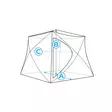 Asseri Igloo 2 Isfisketält - Pimpelskryllor och ryggsäckar - 4741555041884 - 2