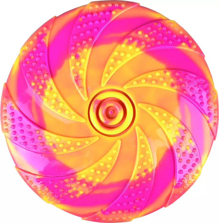 Flamingo Zaza Hundens TPR-Gummifrisbee 18cm - Hundvård - 5400585127294 - 1