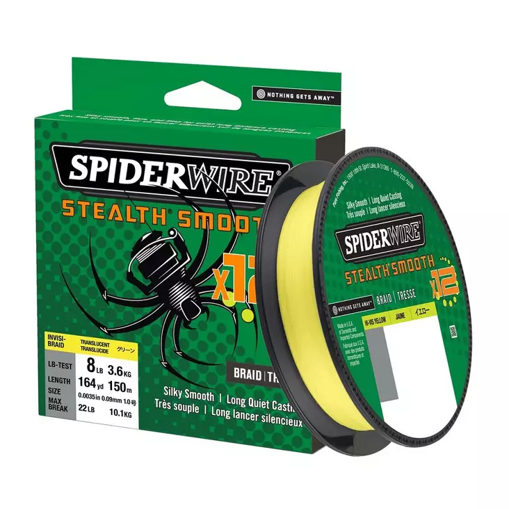 Spiderwire Stealth Smooth 12 -flätlina - Spunna linor - 3950001266714 - 1