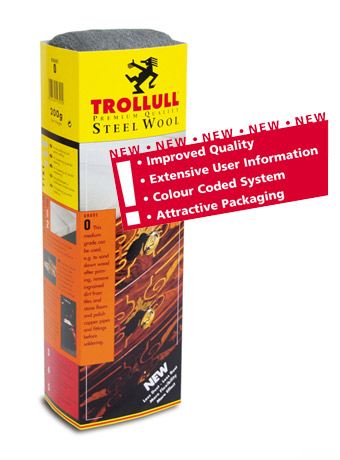 Trollull Stålull 200g 00 - Vapenrengöring - 4003364192004 - 1