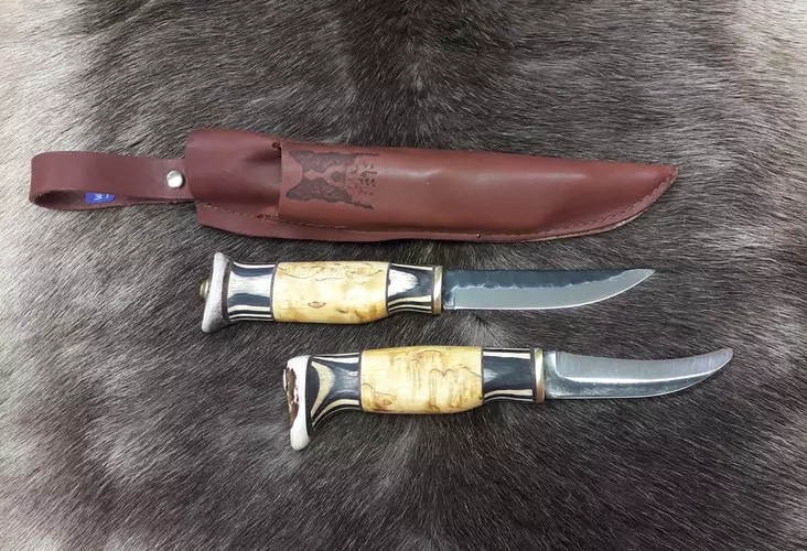 Wood Jewel Karelsbjörnhund dubbelkniv 23KKK - Knivar - 3950001278434 - 1