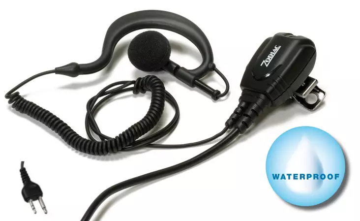 Zodiac Headset Flex "A" Vattentät - Radiotelefons tillbehör - 7036094236004 - 1