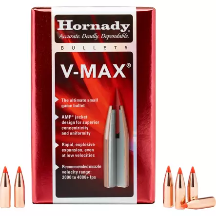 Hornady 6mm / .243 V-Max Kula 58gr 3,76g 100st - Kulor och Hagel - 090255224115 - 1