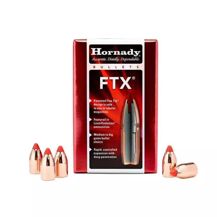 Hornady 45 (458) FTX Kula 45015 325gr 21,1g 50st - Kulor och Hagel - 090255245025 - 1