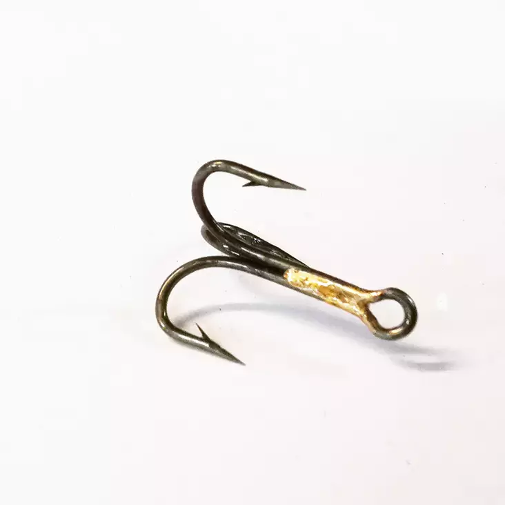 Trekrok stl 6 10st, brons - Fiske krokar - 3950001287115 - 1