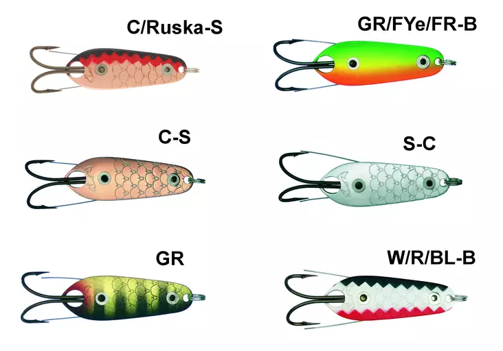 Kuusamo Räsänen Ruohikko 50mm 11g, vassdrag - Fiskedrag - 6417635002165 - 1