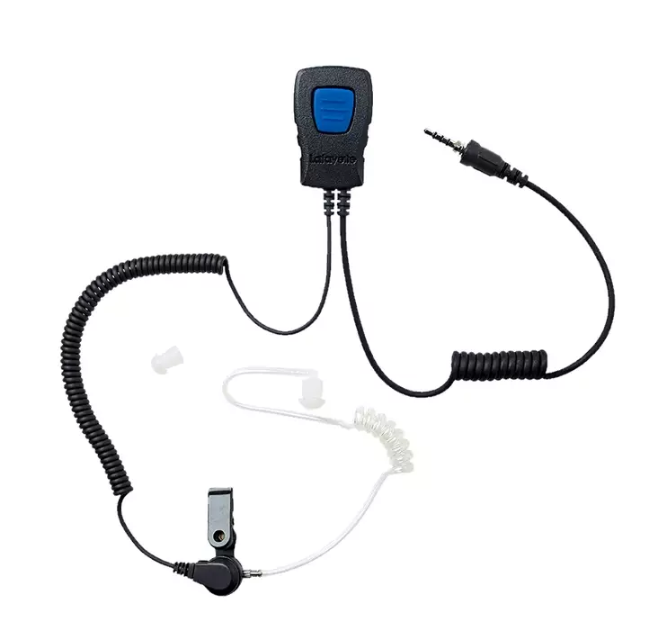 Lafayette Miniheadset 6121, monofon + hörselsnäcka - Radiotelefons tillbehör - 7332020061215 - 2