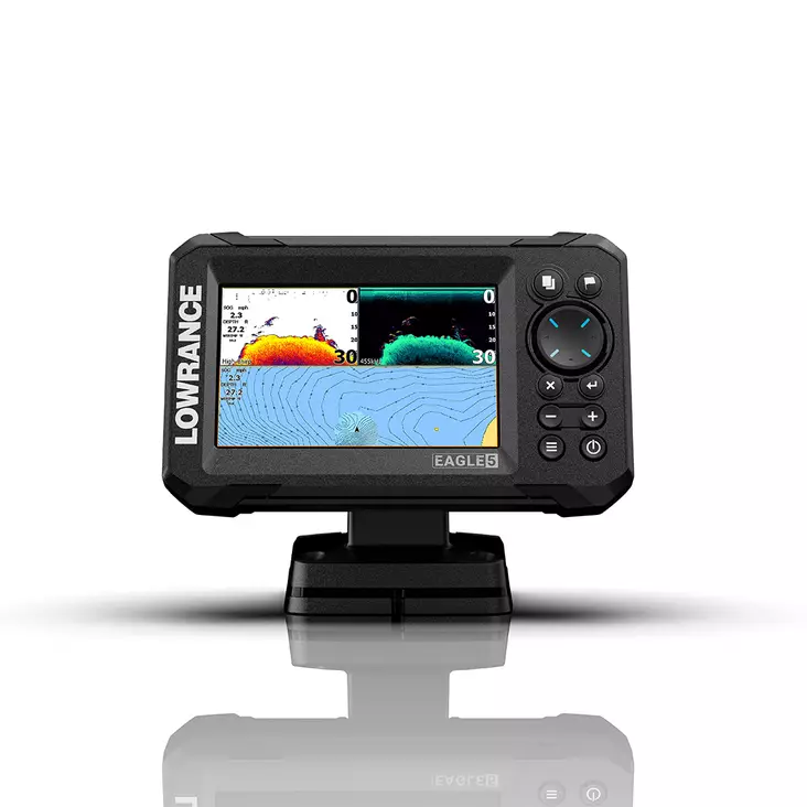 Lowrance EAGLE 5" SplitShot HD combo-enhet - Ekolod och plotter - 9420064131365 - 1
