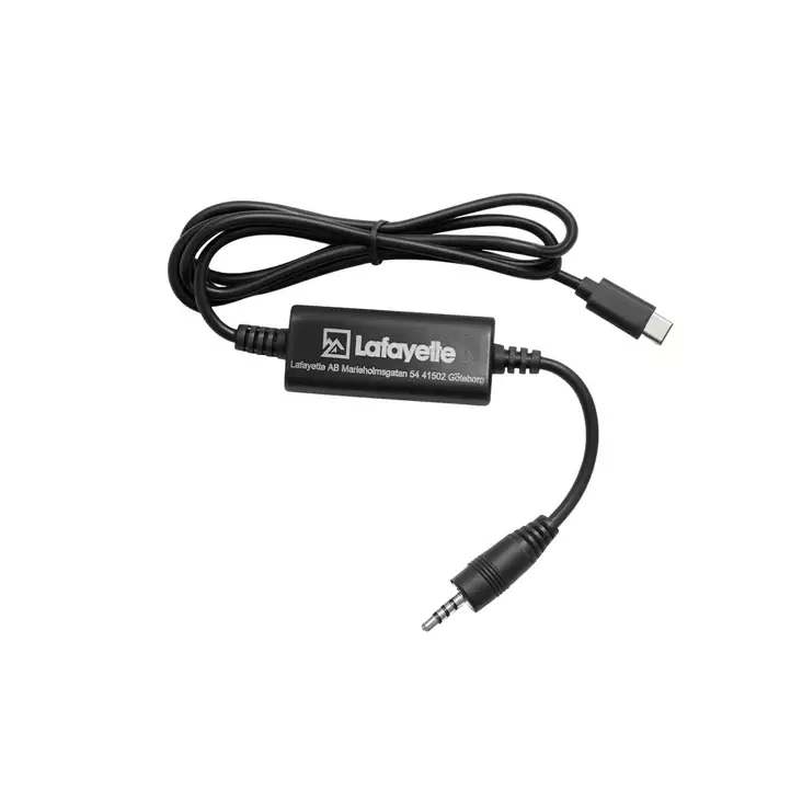 Lafayette USB-C 1m Micro 5 Laddningsadapter - Radiotelefons tillbehör - 7332020042665 - 1