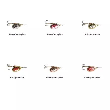 Mepps Aglia Decoree spinnare flera färg alternativ - Fiskedrag - 3950001244446 - 1
