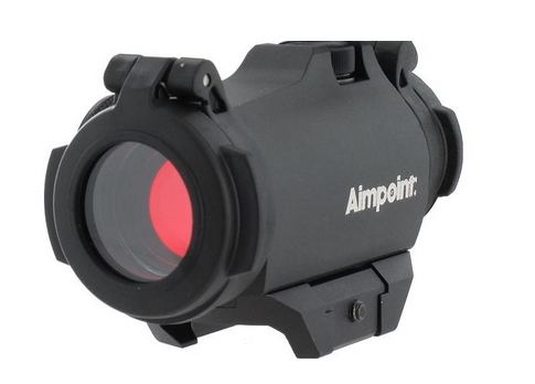 Aimpoint Micro H-2 2MOA Weaver/Picatiny bas - Rödpunkts sikten - 7350004384686 - 1