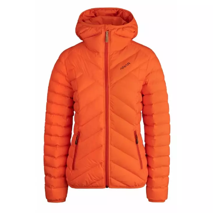 Anar Kiiruna dunjacka dam orange - Orange jackor och västar - 3950001290856 - 1