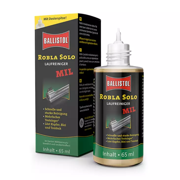 Ballistol Robla Solo Mil Barrel Cleaner 65ml - Vapenrengöring - 4017777235326 - 1
