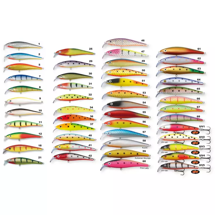 Jesse Wobbler 8cm, Flytande - Wobblers - 6417512502306 - 1