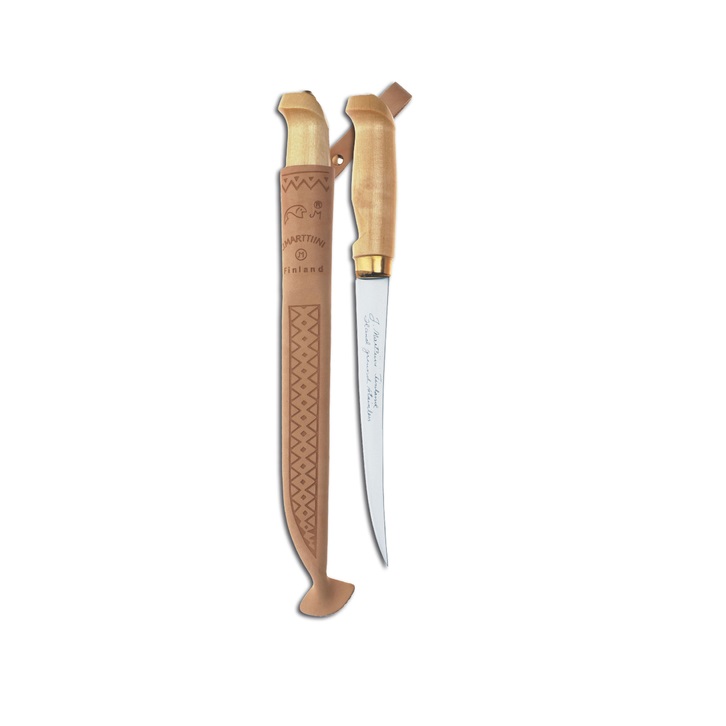 Marttiini File'kniv Classic 7,5" med läderslida - Knivar - 6416885378006 - 2