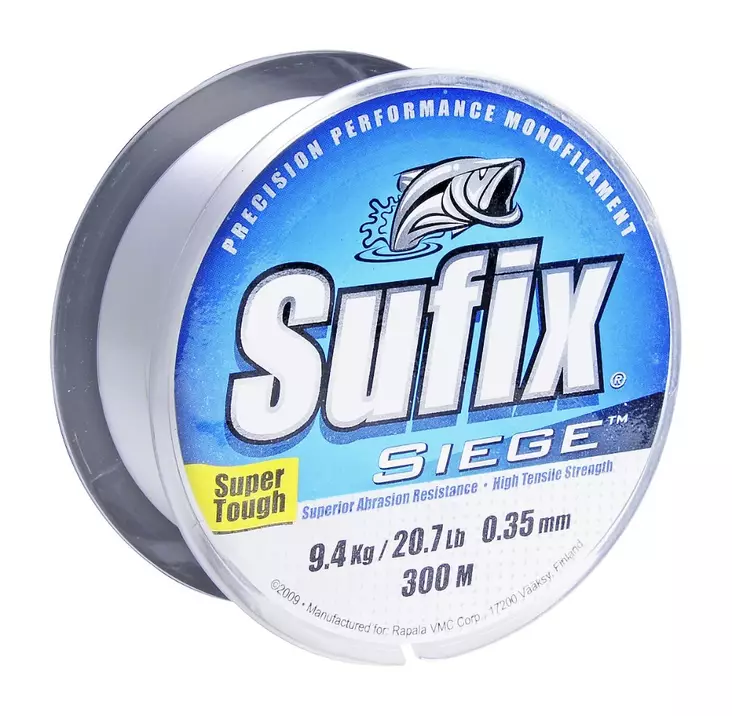 Sufix Siege Klar 300m, monofil lina - Monofil linor - 024777362406 - 1