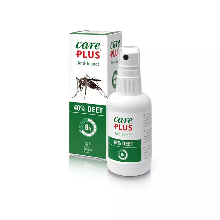 Care Plus insektsmedel DEET 40 % 60 ml - Myggskydd - 8714024329376 - 1