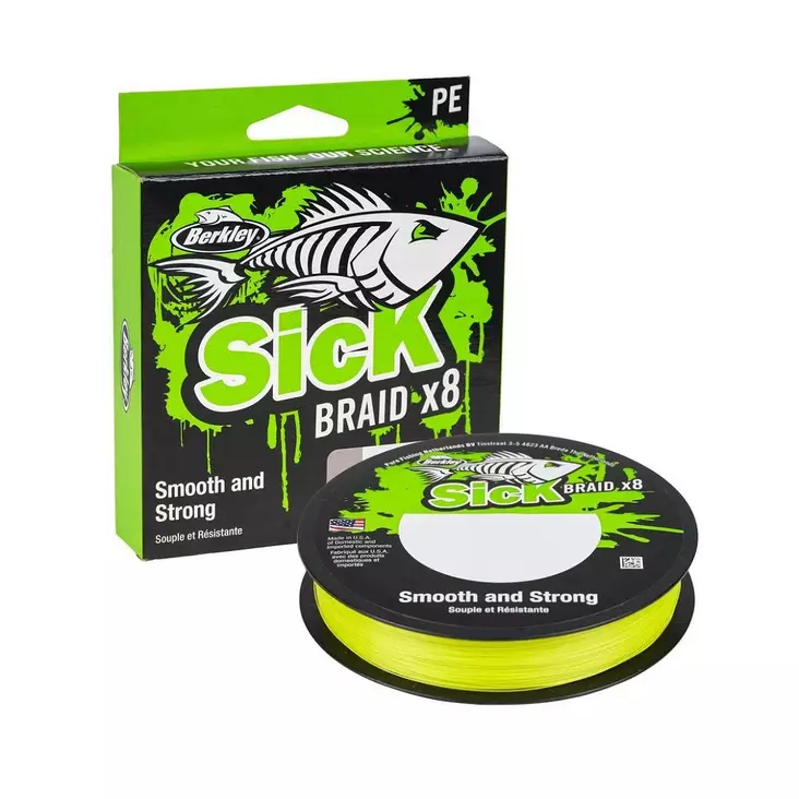 Berkley Sick 8 Braid Flätlina - Spunna linor - 028632982297 - 1