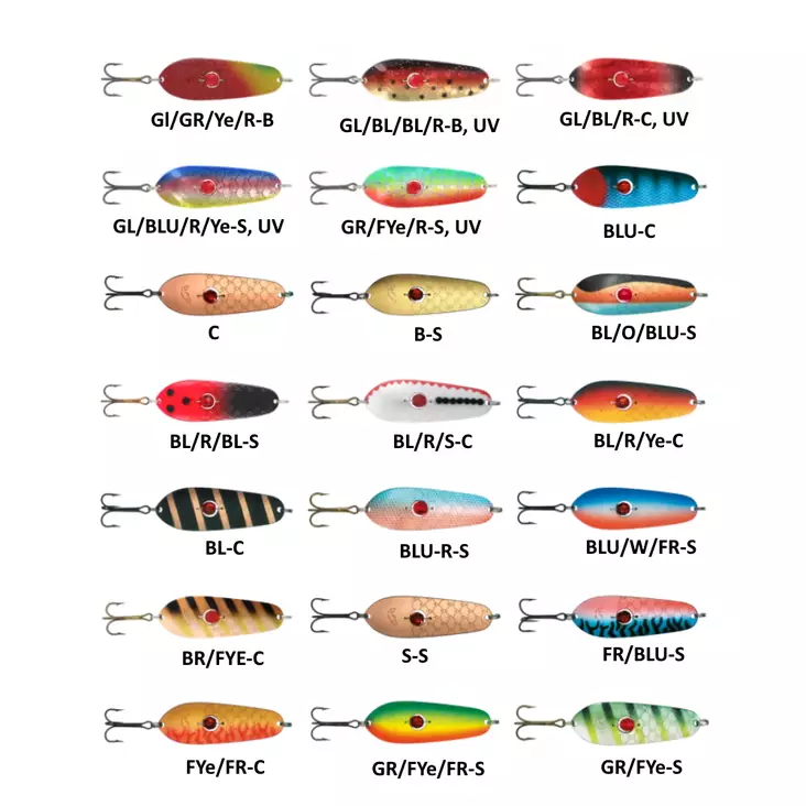 Kuusamo Räsänen Helmi 70mm 20g, skeddrag - Fiskedrag - 6417635002097 - 1