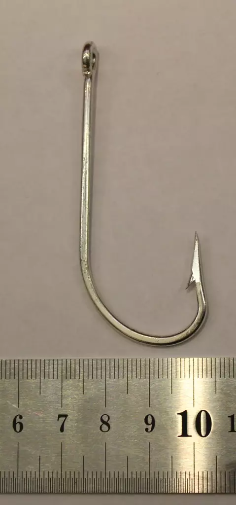 Mustad Enkelkrok 8/0 1st - Fiske krokar - 3950001242947 - 1