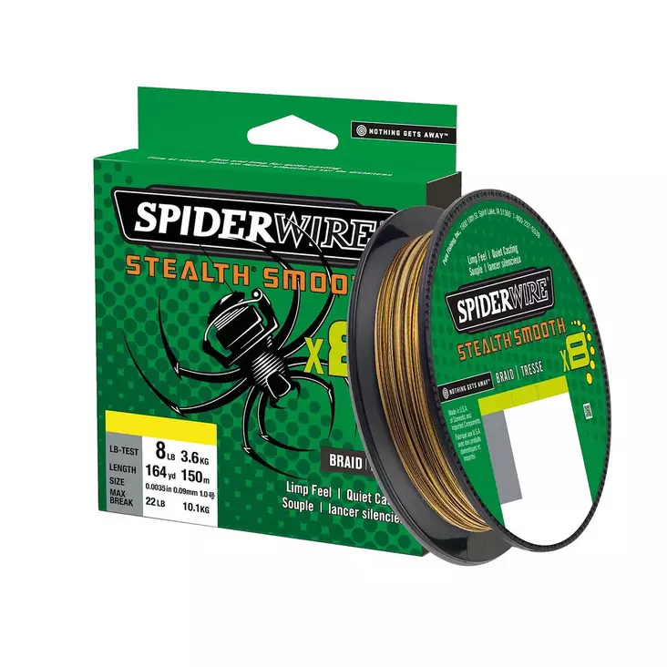 SpiderWire Stealth Smooth 8 Camouflage flätlina - Spunna linor - 3950001283117 - 1