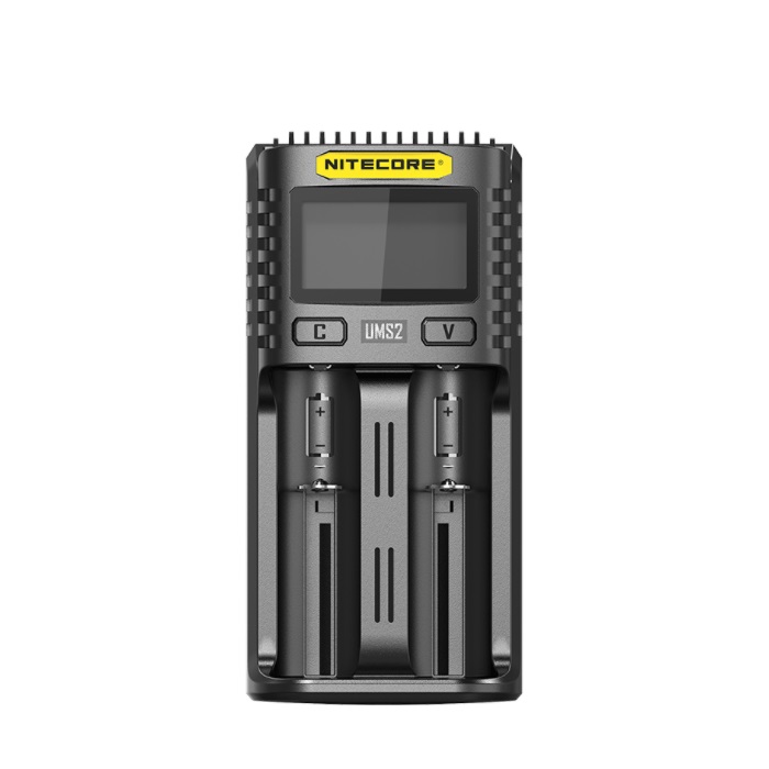 Nitecore UMS2 laddare för Li-Ion, LiFePO4 och NiMH batterier - Batterier och laddare - 6952506492817 - 1