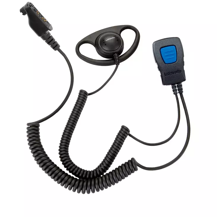 Lafayette Miniheadset 6031, monofon + hörselsnäcka - Radiotelefons tillbehör - 7332020060317 - 1