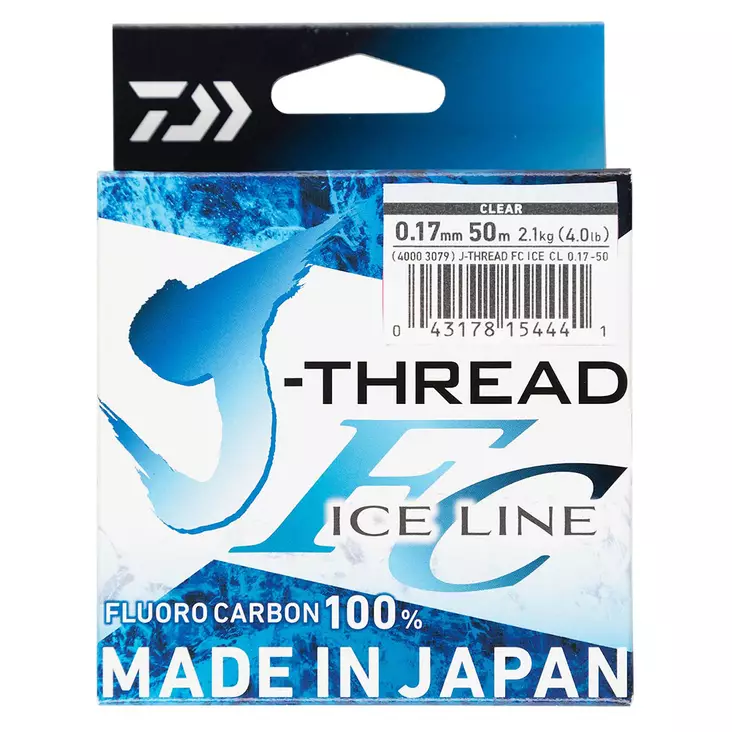 Daiwa J Thread FC Ice fluorocarbon lina - Fiskarens arbetsredskap och tillbehör - 043178154427 - 1