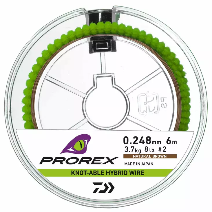 Daiwa Prorex Hybrid Knottable wire -tafsmaterial - Tafsar och beteslås - 4066466066437 - 1