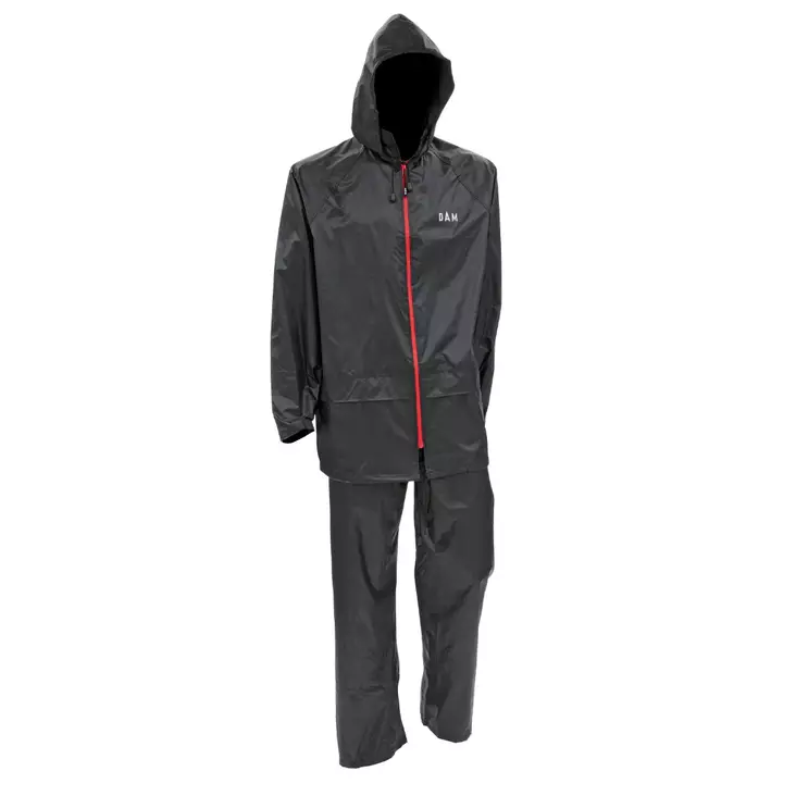 DAM Protec Rainsuit - regnställ Svart M - Regnkläder - 5706301517647 - 1