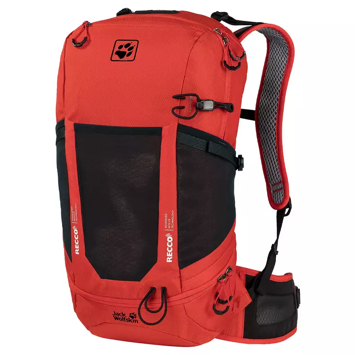 Jack Wolfskin Kingston 22 Recco Lava Red Ryggsäck - Ryggsäckar och stolryggsäckar - 4060477515427 - 1