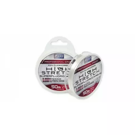 Asso Fluorocarbon High Stretch 50m - Fluorcarbon linor - 8050043363268 - 1
