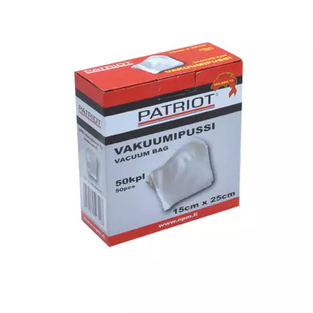 Patriot vakuumpåse 15 cm x 25 cm - Vakuummaskiner och vakuumpåsar - 6417512527408 - 1
