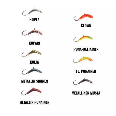 Volfram Leeds 4 - Röd-Gul - IP - Pirkar och mormyskor - 6420071068138 - 1