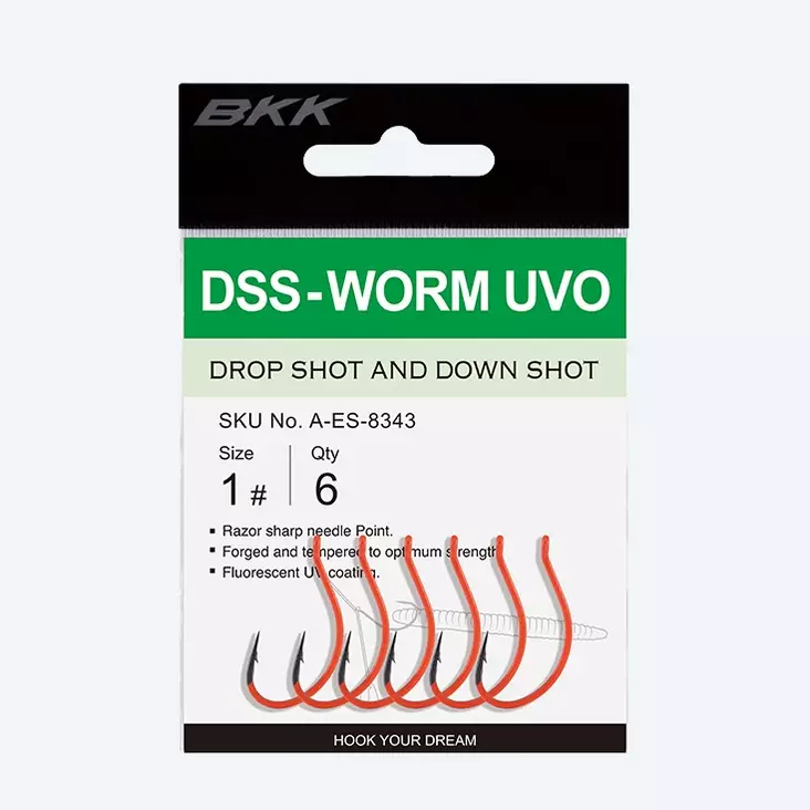 BKK DSS-WORM UVO krok - Fiske krokar - 3950001287368 - 1