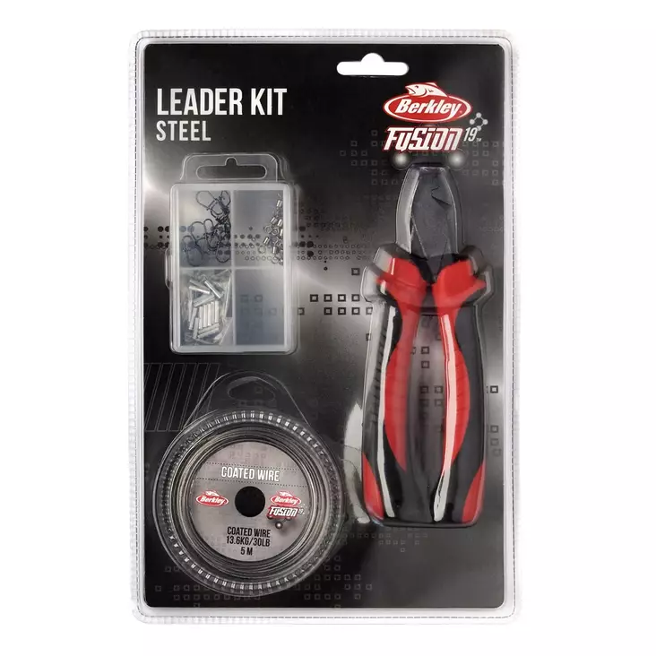 Berkley Fusion19 Leader Kit Steel-Tafs produktionssats - Tafsar och beteslås - 028632970218 - 1