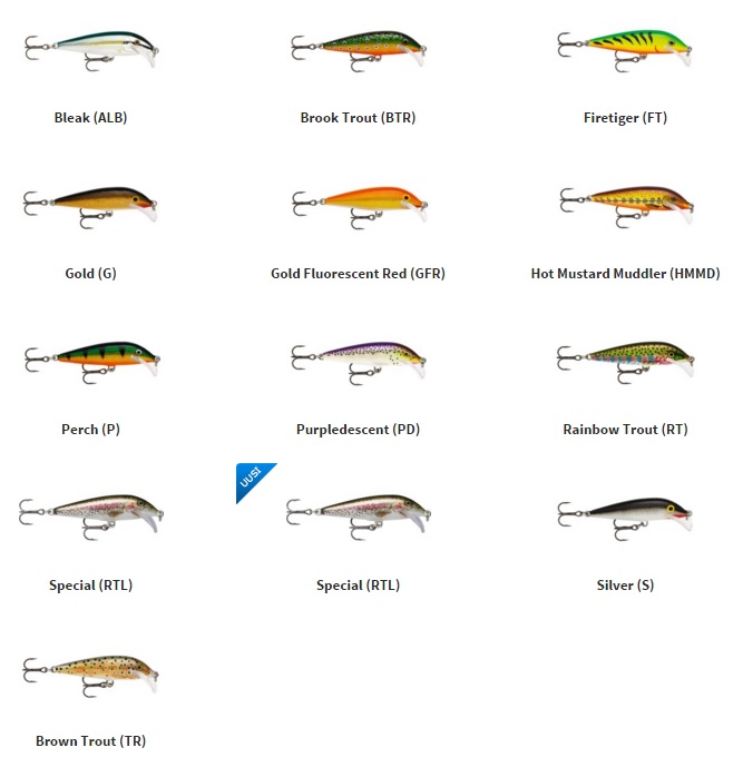 Rapala Scatter Rap Countdown 7cm - Wobblers - 022677226088 - 1