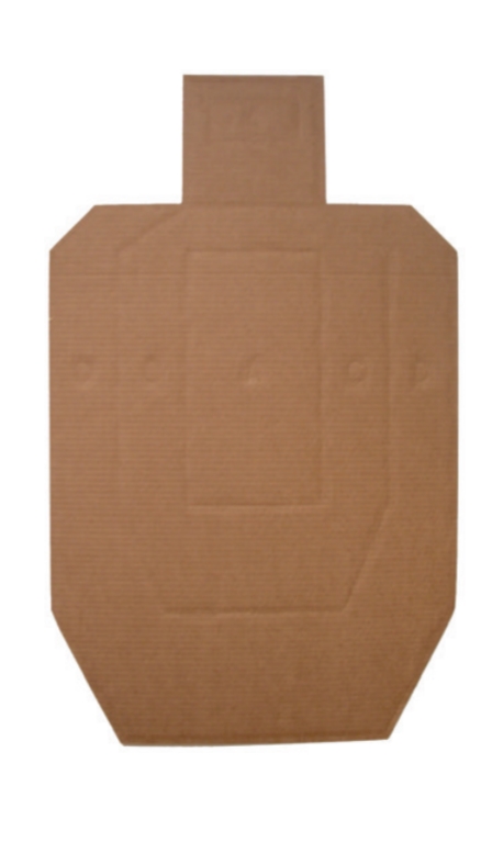 IPSC / IDPA wellpappfigur 55 46x76cm 10st - Skjutstöd och tavlor - 3950001294748 - 1