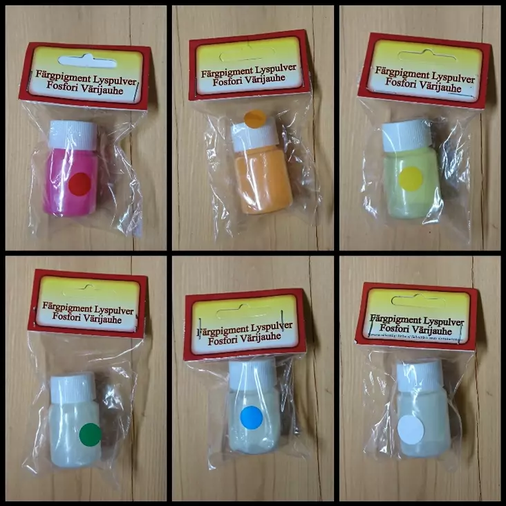 Wiggler Fosfor färgpulver - Fiskarens arbetsredskap och tillbehör - 3950001247478 - 1