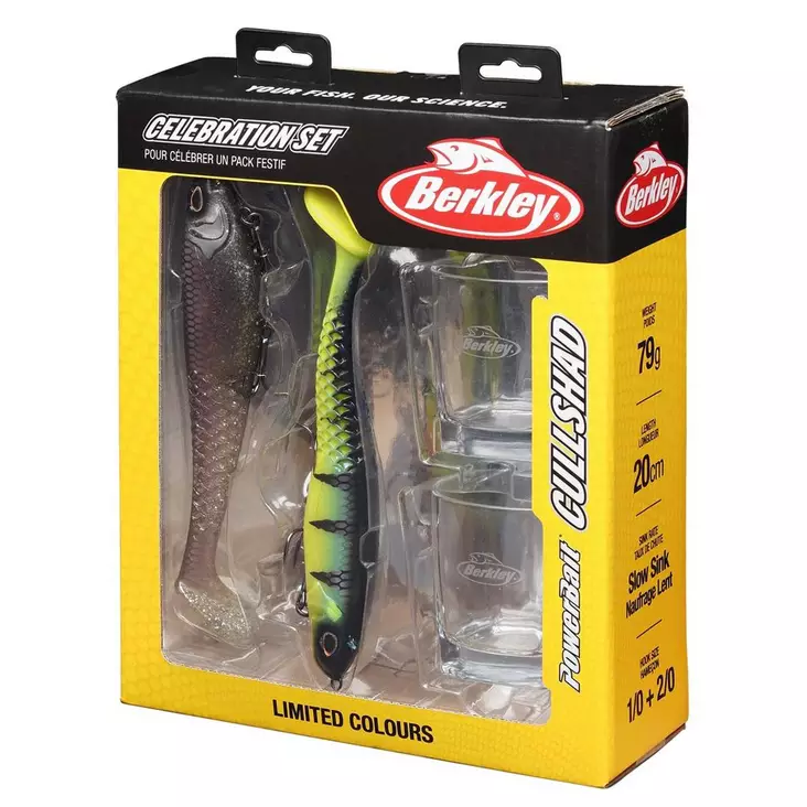 Berkley Celebration Set Cullshad Shallow 20 cm - Jiggar - 028632043998 - 1