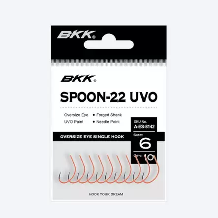BKK SPOON-22 UVO beteskrok - Fiske krokar - 3950001287399 - 1