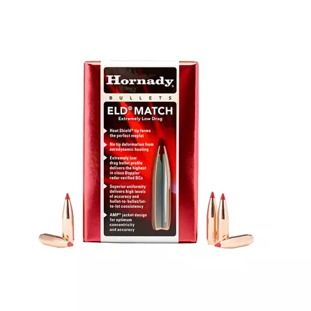 Hornady 30 ELD Match Kula 178gr 11,5g 100st - Kulor och Hagel - 090255307139 - 2