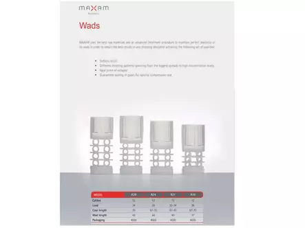 Maxam förladdning A24 100st för laddningar 24-32g - Förladdningar för hagelpatroner - 3950001294779 - 1